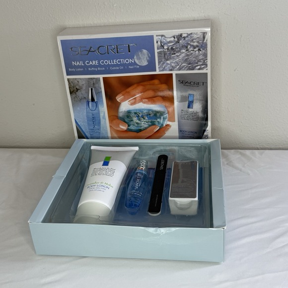 SEACRET Nail Care Collection Kit: Cucumber & Melon / 4-Piece Spa Set (NEW) - Picture 4 of 10